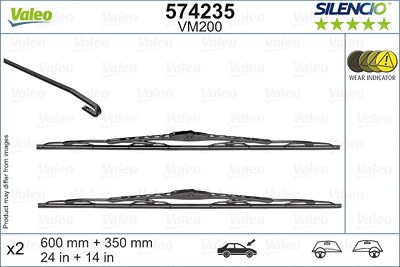 Valeo Wischblatt [Hersteller-Nr. 574235] für Opel von VALEO