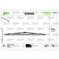 Scheibenwischer VALEO 628602, Optiblade Länge 600mm, Vorne, 1 Stück von Valeo