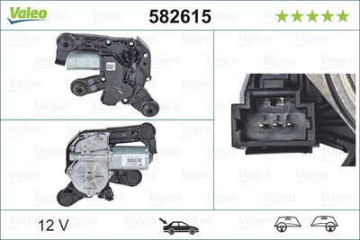 Valeo Wischermotor [Hersteller-Nr. 582615] für Peugeot von VALEO