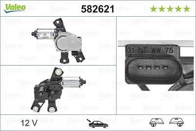 Valeo Wischermotor [Hersteller-Nr. 582621] für VW, Seat von VALEO