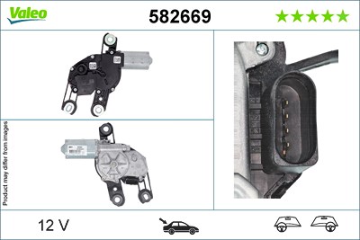 Valeo Wischermotor [Hersteller-Nr. 582669] für Seat, VW von VALEO