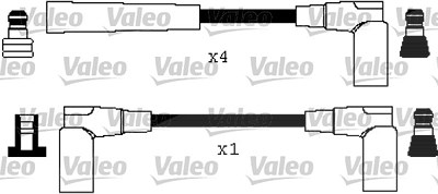 Valeo Zündleitungssatz [Hersteller-Nr. 346390] für Mercedes-Benz von VALEO