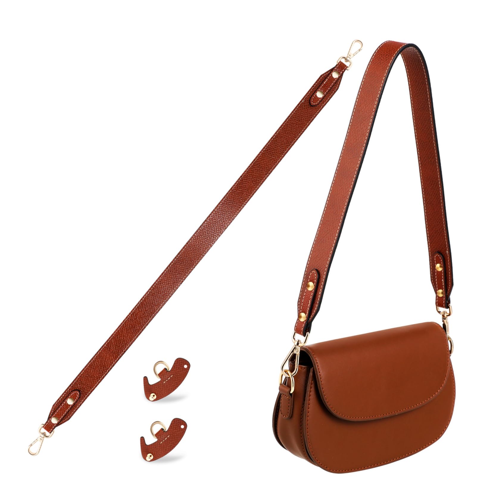 VALICLUD 1 Satz Schulter Gurt Für Frauen Taschen Schultergurt Gepäckgürtel Breiter Geldbeutel Brieftasche Kettengürtel Riemen Der Umhängetasche Crossbody-handtaschenriemen Echtes Leder von VALICLUD