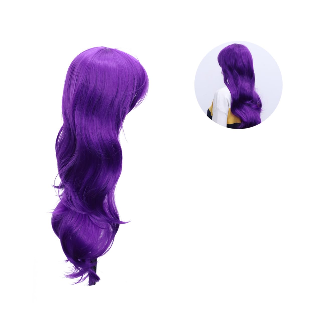 VALICLUD 1Stk Cosplay-Perücke perücken für halloween cosplay perücke Bühnenperformance Haarteil Party Perücke cosplay wig Frauen lockige Perücke Haarverlängerungsperücke Violett von VALICLUD