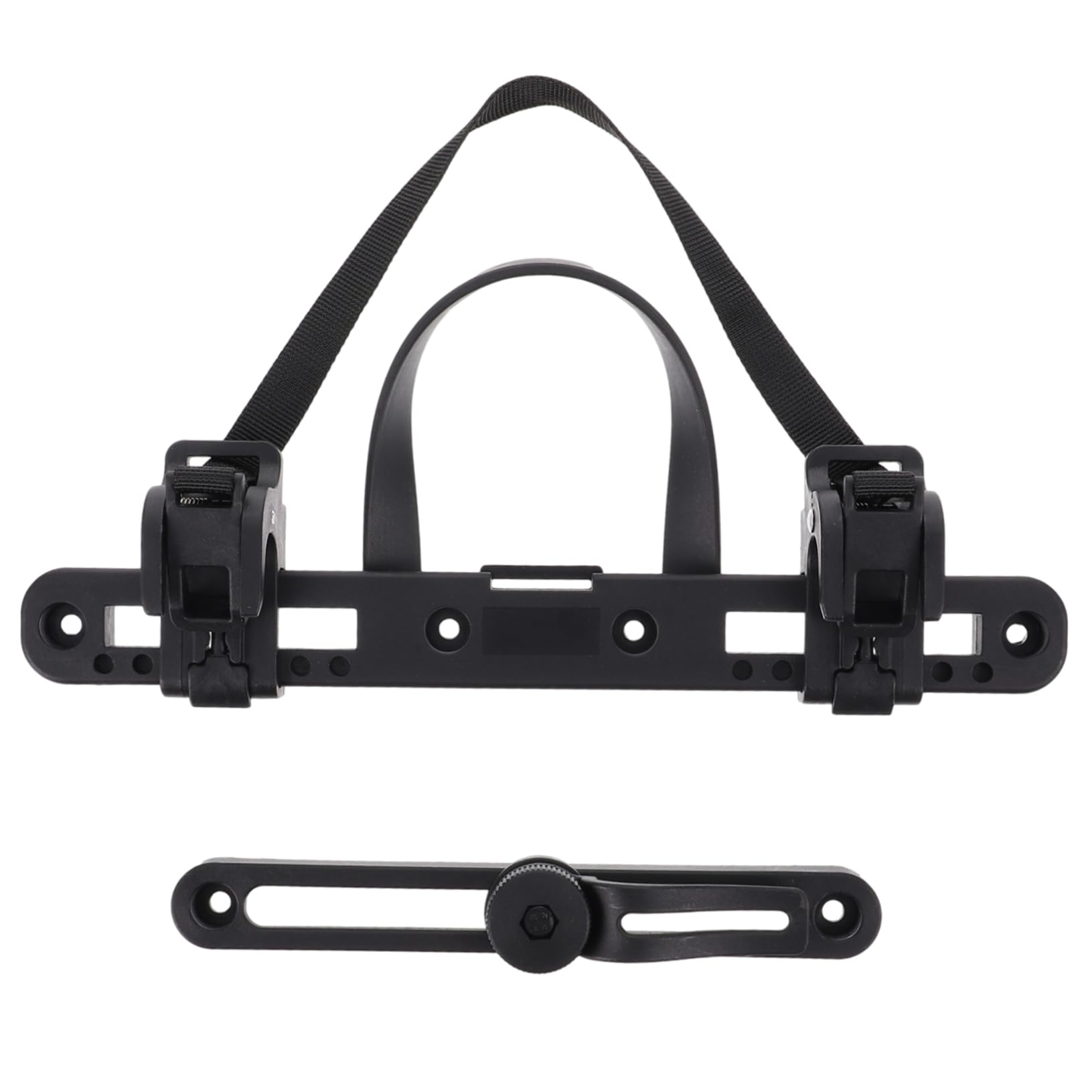 VALICLUD 1Stk Taschenschnalle Tasche Gepäckband Motorradzubehör festbinden Fahrrad Taschenhalterung Fahrradtaschenverschluss stabile Gepäckschnalle Gepäckseilschnalle Ballaststoff Black von VALICLUD