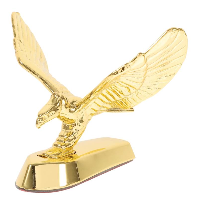 VALICLUD 1Stk schmücken -Kühlerfigur Metallbesatz Ornament Dekor Embleme Motorhaubenabzeichen für Motorräder Adler-Kapuzenabzeichen Elektroauto Statue Front Sandboard das Schild 3D von VALICLUD