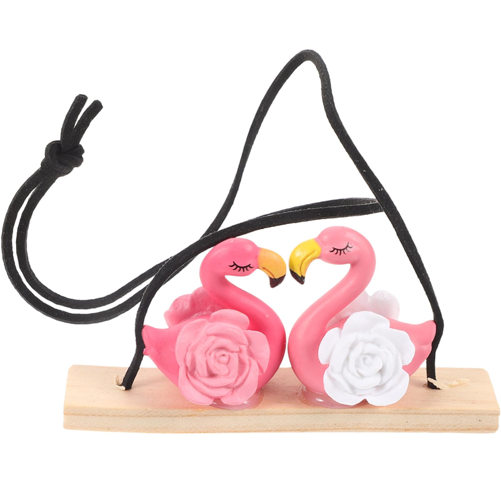 VALICLUD Auto Zubehör innenraum auto rückspiegel anhänger Flamingo-Hängeanhänger Rückspiegelanhänger Auto-Gadgets Auto- Autoflamingo hängt Auto-Ornament Charme Innere Wagen von VALICLUD