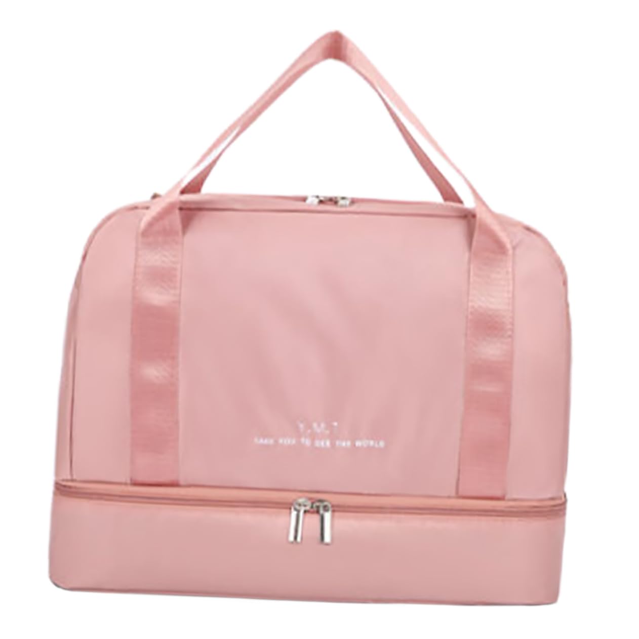 VALICLUD Große Faltbare Reisetasche Für Damen Und Herren Handgepäck Tasche Für Flugzeug Sport Und Reisetasche Praktische Aufbewahrung Ideal Für Gym Und Reisen Pink von VALICLUD