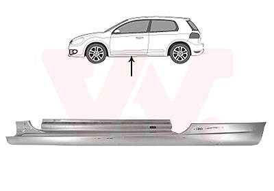 Van Wezel Einstiegsblech [Hersteller-Nr. 5863101] für VW von VAN WEZEL