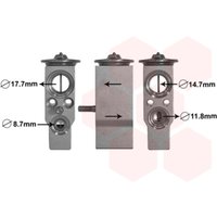 Expansionsventil, Klimaanlage VAN WEZEL 43001609 von Van Wezel