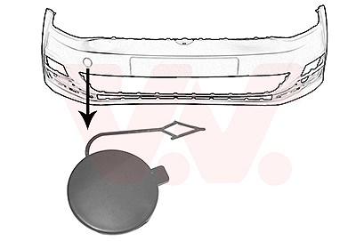 Van Wezel Klappe, Abschlepphaken [Hersteller-Nr. 5766587] für VW von VAN WEZEL