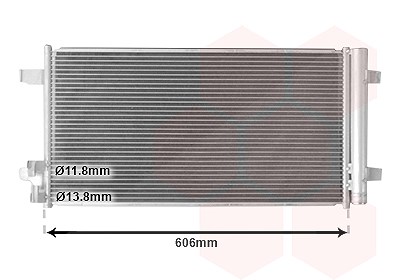 Van Wezel Kondensator, Klimaanlage [Hersteller-Nr. 58015707] für Audi, Seat, Skoda, VW von VAN WEZEL