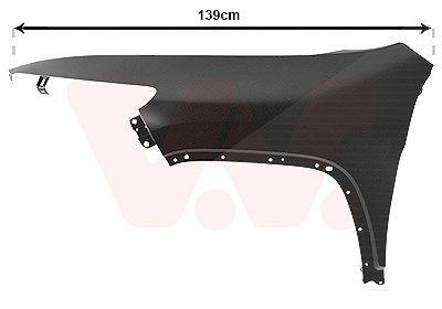 Van Wezel Kotflügel [Hersteller-Nr. 2120657] für Jeep von VAN WEZEL