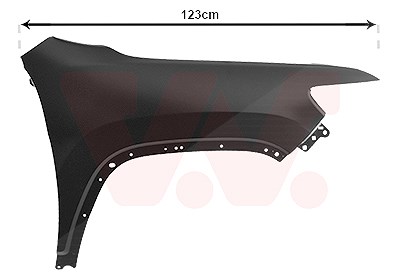 Van Wezel Kotflügel [Hersteller-Nr. 2130658] für Jeep von VAN WEZEL