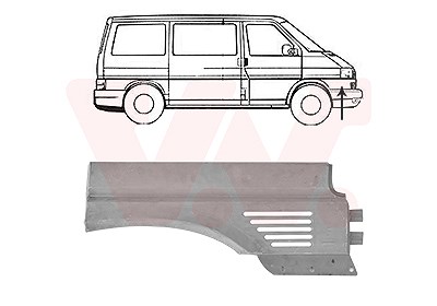 Van Wezel Kotflügel [Hersteller-Nr. 5874154] für VW von VAN WEZEL