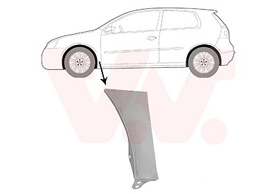 Van Wezel Kotflügel [Hersteller-Nr. 5894155] für VW von VAN WEZEL