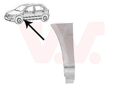 Van Wezel Kotflügel [Hersteller-Nr. 7625155] für Skoda von VAN WEZEL