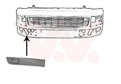 Van Wezel Lüftungsgitter, Stoßfänger [Hersteller-Nr. 5790492] für VW von VAN WEZEL