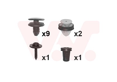 Van Wezel Montagesatz, Kotflügel [Hersteller-Nr. 4035796] für Peugeot von VAN WEZEL