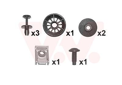 Van Wezel Montagesatz, Kotflügel [Hersteller-Nr. 4060796] für Peugeot von VAN WEZEL