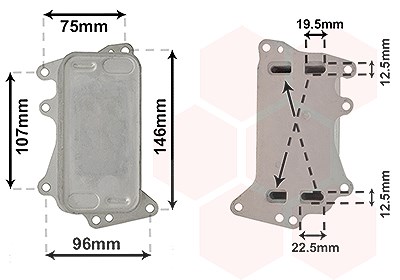 Van Wezel Ölkühler, Automatikgetriebe [Hersteller-Nr. 06003556] für BMW von VAN WEZEL