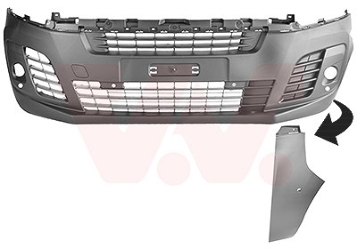 Van Wezel Stoßfänger [Hersteller-Nr. 0944572] für Citroën, Fiat, Opel, Peugeot von VAN WEZEL