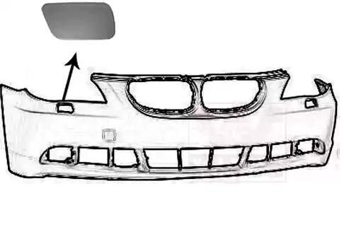 VAN WEZEL Blende, Stoßfänger BMW 0655488 51117111742 von VAN WEZEL