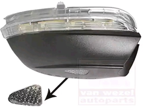 VAN WEZEL Blinker VW 5772918 3C8949102A,3C8949102E Blinklicht,Fahrtrichtungsanzeiger,Blinkleuchte,Seitenblinker von VAN WEZEL