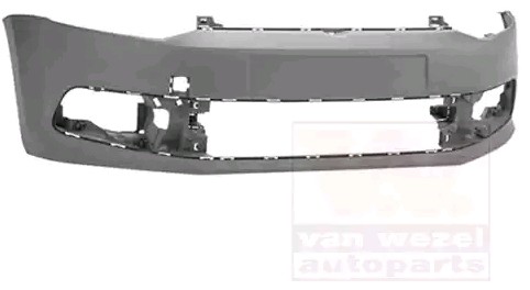 VAN WEZEL Stoßstange VW 5814574 6C0807217,6C0807217GRU Stoßfänger,Frontschürze,Frontstoßstange von VAN WEZEL