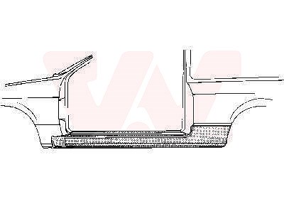 Van Wezel Einstiegblech, kompl. [Hersteller-Nr. 5820102] für VW von VAN WEZEL