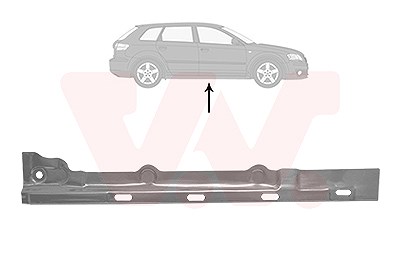 Van Wezel Einstiegblech [Hersteller-Nr. 5894108] für Audi, VW von VAN WEZEL