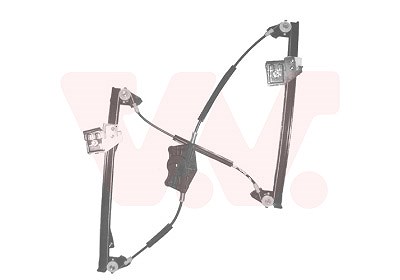 Van Wezel Fensterheber Vorne Links, ohne Motor [Hersteller-Nr. 4933261] für Seat von VAN WEZEL