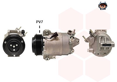 Van Wezel Kompressor, Klimaanlage [Hersteller-Nr. 3301K701] für Nissan von VAN WEZEL