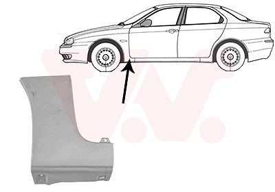 Van Wezel Kotflügel [Hersteller-Nr. 0156155] für Alfa Romeo von VAN WEZEL