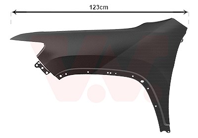 Van Wezel Kotflügel [Hersteller-Nr. 2130657] für Jeep von VAN WEZEL