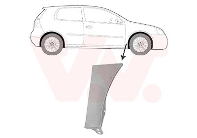 Van Wezel Kotflügel [Hersteller-Nr. 5894156] für VW von VAN WEZEL