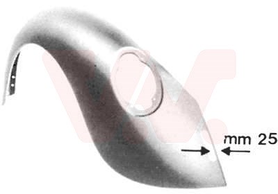 Van Wezel Kotflügel hinten, 75- [Hersteller-Nr. 5801625] für VW von VAN WEZEL
