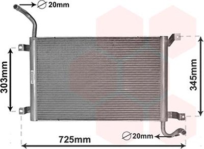 Van Wezel Kühler, Motorkühlung [Hersteller-Nr. 02002224] für Land Rover von VAN WEZEL