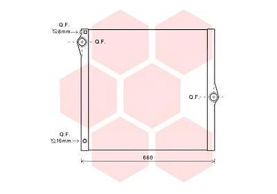 Van Wezel Kühler, Motorkühlung [Hersteller-Nr. 06002436] für BMW von VAN WEZEL