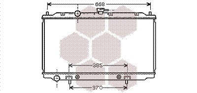 Van Wezel Kühler, Motorkühlung [Hersteller-Nr. 13002219] für Nissan von VAN WEZEL