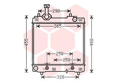 Van Wezel Kühler, Motorkühlung [Hersteller-Nr. 52002114] für Nissan, Suzuki von VAN WEZEL