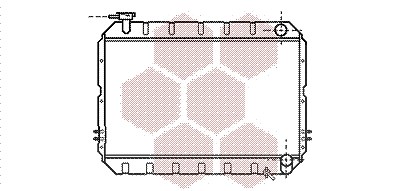 Van Wezel Kühler, Motorkühlung [Hersteller-Nr. 53002217] für Toyota von VAN WEZEL