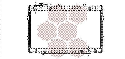 Van Wezel Kühler, Motorkühlung [Hersteller-Nr. 53002222] für Toyota von VAN WEZEL