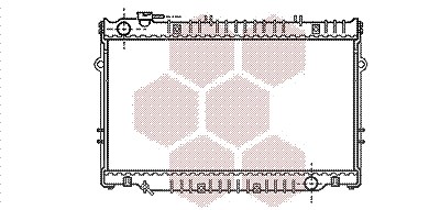 Van Wezel Kühler, Motorkühlung [Hersteller-Nr. 53002223] für Toyota von VAN WEZEL