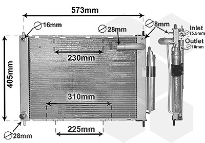 Van Wezel Kühlmodul [Hersteller-Nr. 1300M370] für Nissan von VAN WEZEL