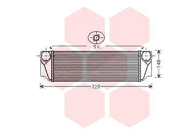 Van Wezel Ladeluftkühler [Hersteller-Nr. 06004413] für BMW von VAN WEZEL