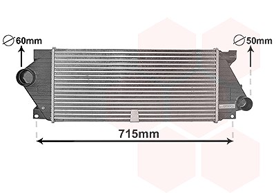 Van Wezel Ladeluftkühler [Hersteller-Nr. 30004677] für Mercedes-Benz von VAN WEZEL