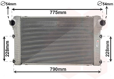 Van Wezel Ladeluftkühler [Hersteller-Nr. 53014700] für Toyota von VAN WEZEL