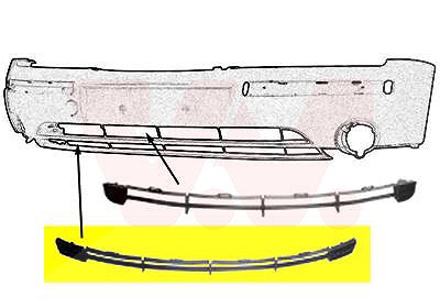 Van Wezel Lüftungsgitter, Stoßfänger [Hersteller-Nr. 1828599] für Ford von VAN WEZEL