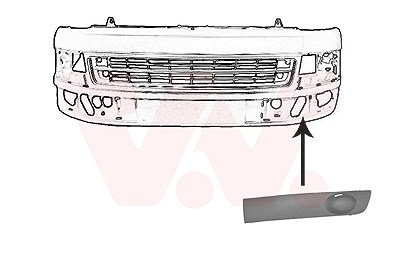 Van Wezel Lüftungsgitter, Stoßfänger [Hersteller-Nr. 5790491] für VW von VAN WEZEL